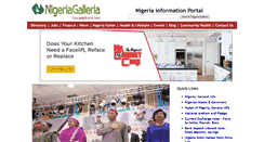 Desktop Screenshot of nigeriagalleria.com