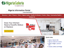 Tablet Screenshot of nigeriagalleria.com